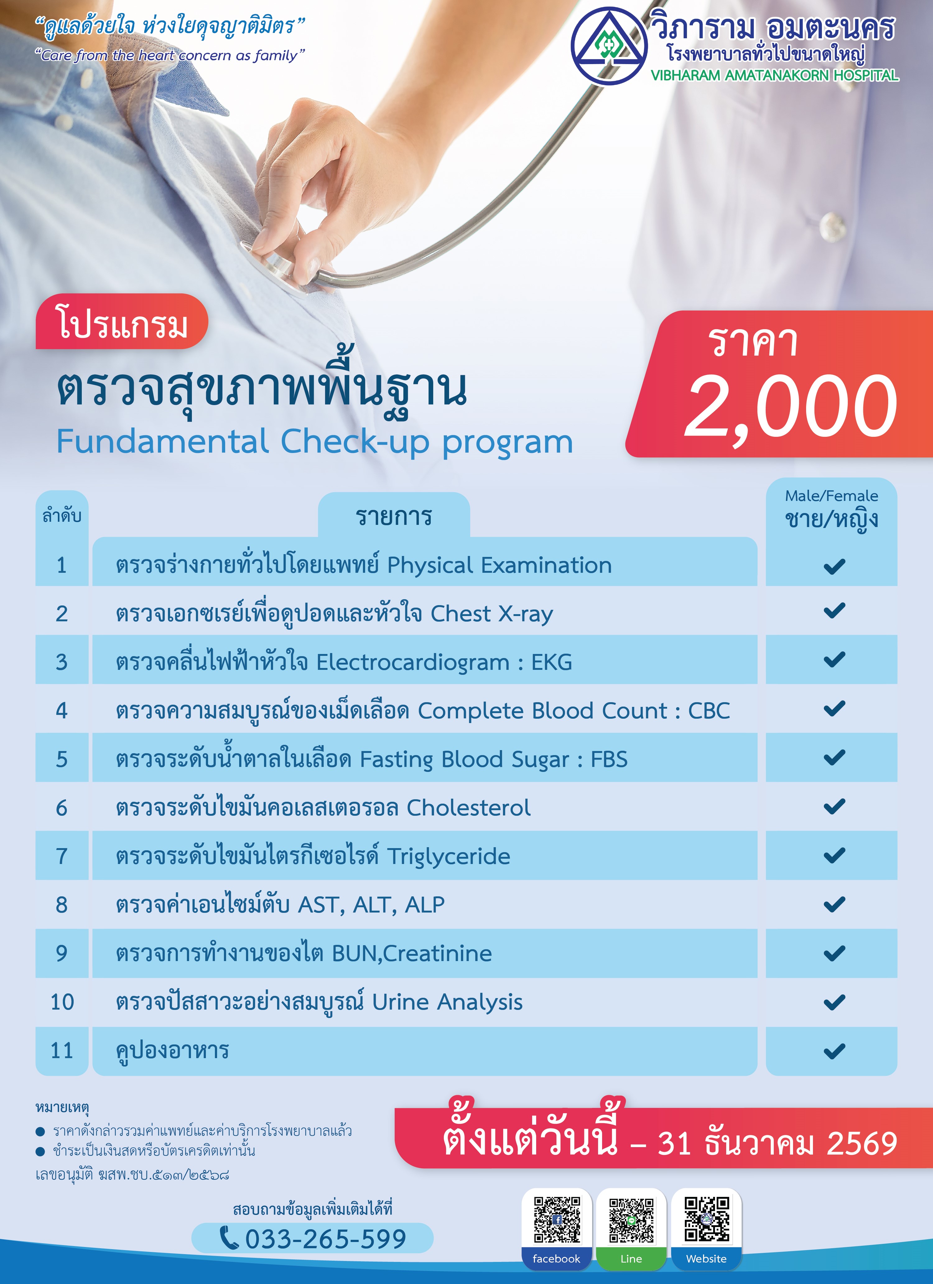 Fundamental Check-Up Program